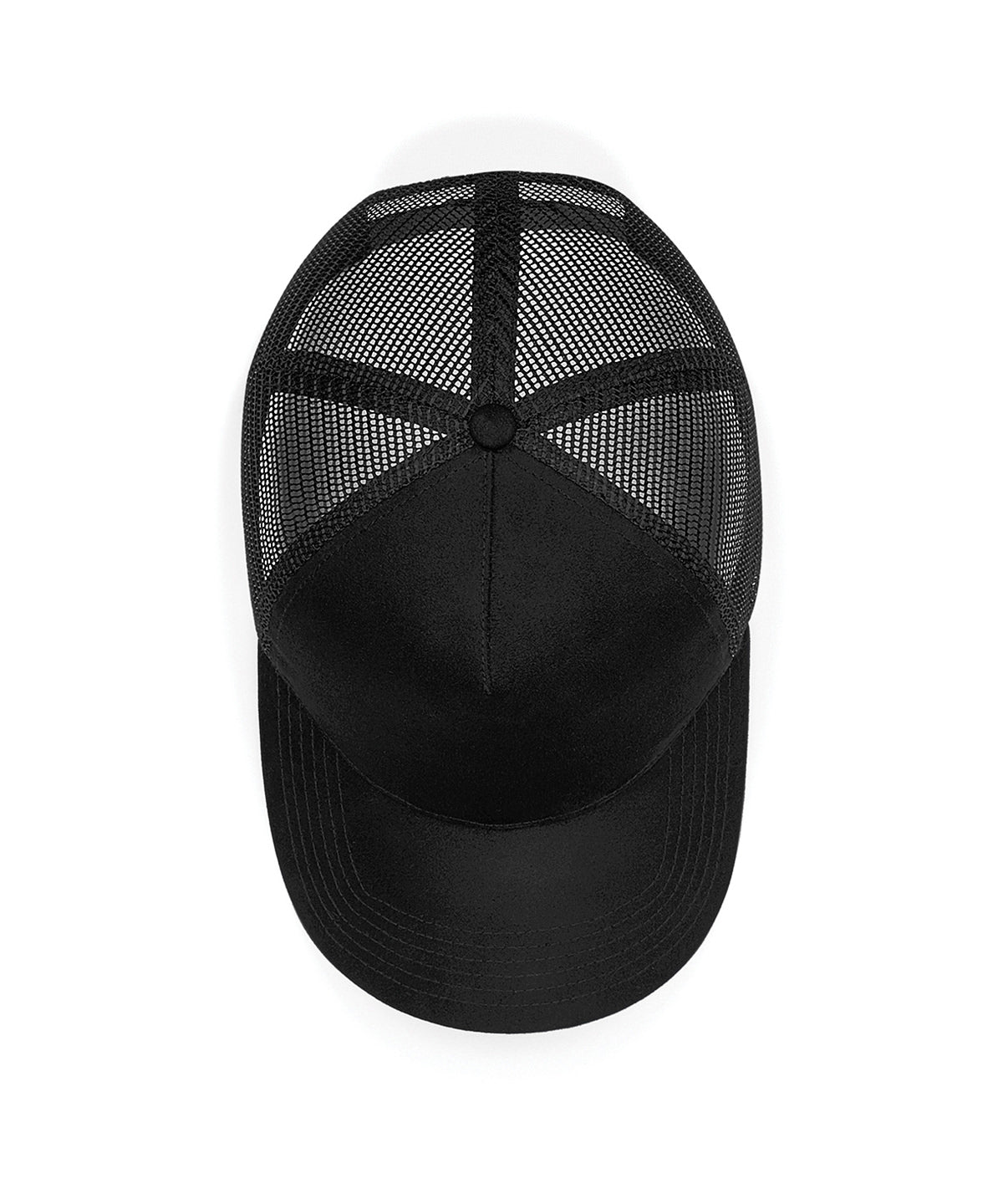 Casquette filet noir en daim