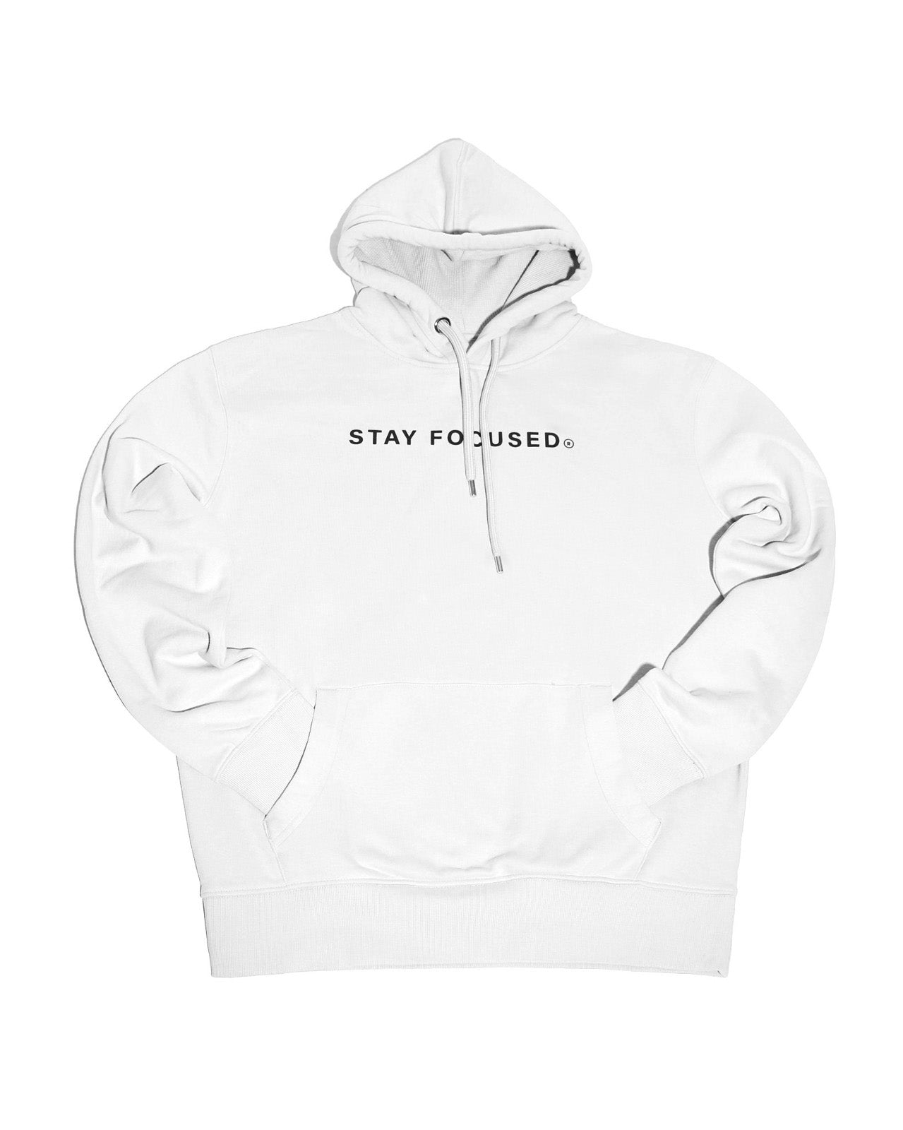 Hoodie blanc coton bio