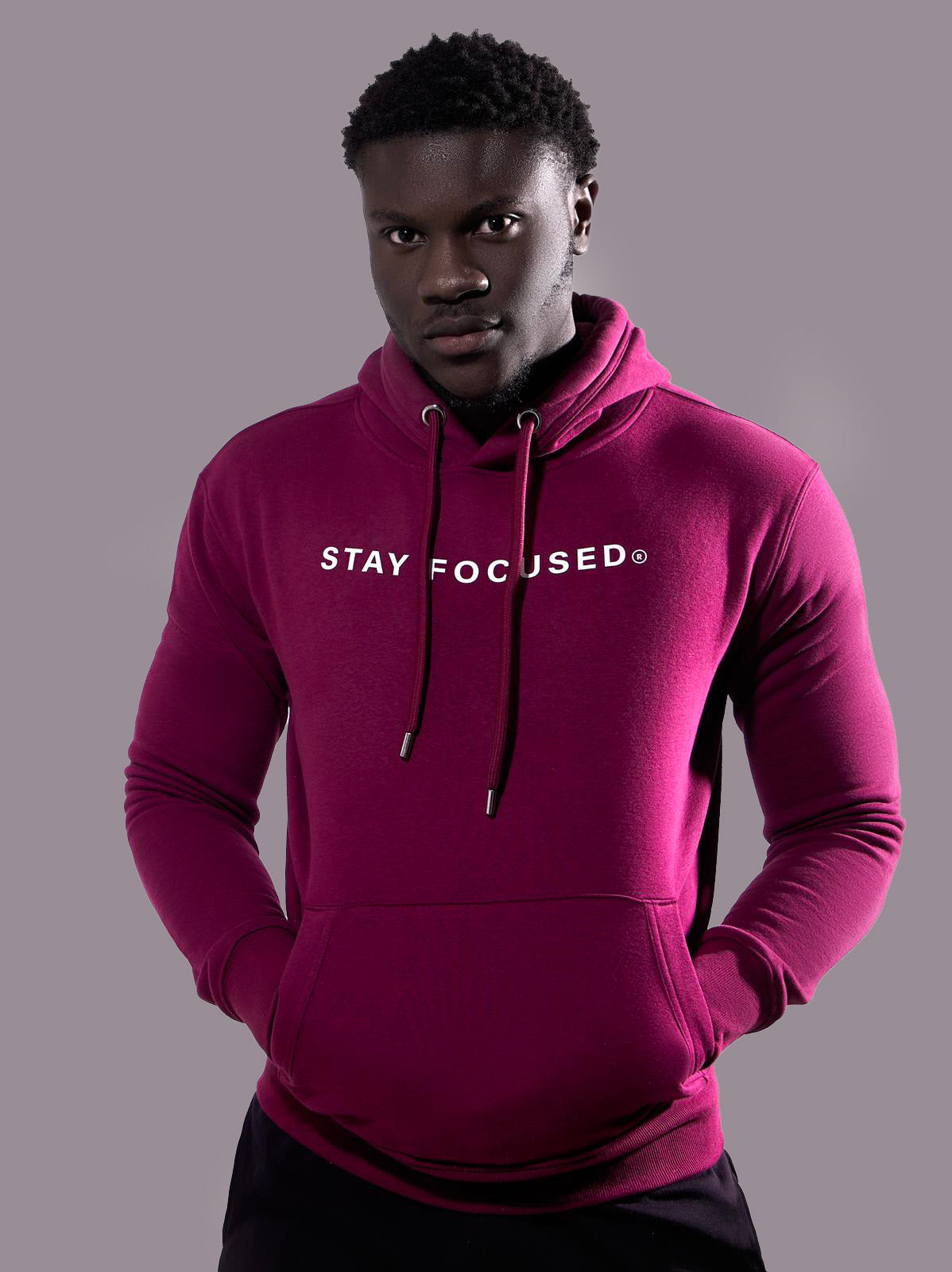 Hoodie rouge coton bio