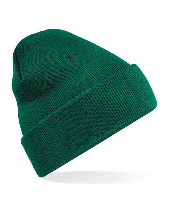 Bonnet oversize vert en polyester recyclé